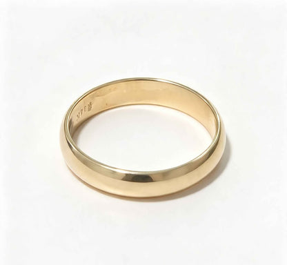 Oro anillo liso 14k 3.3g