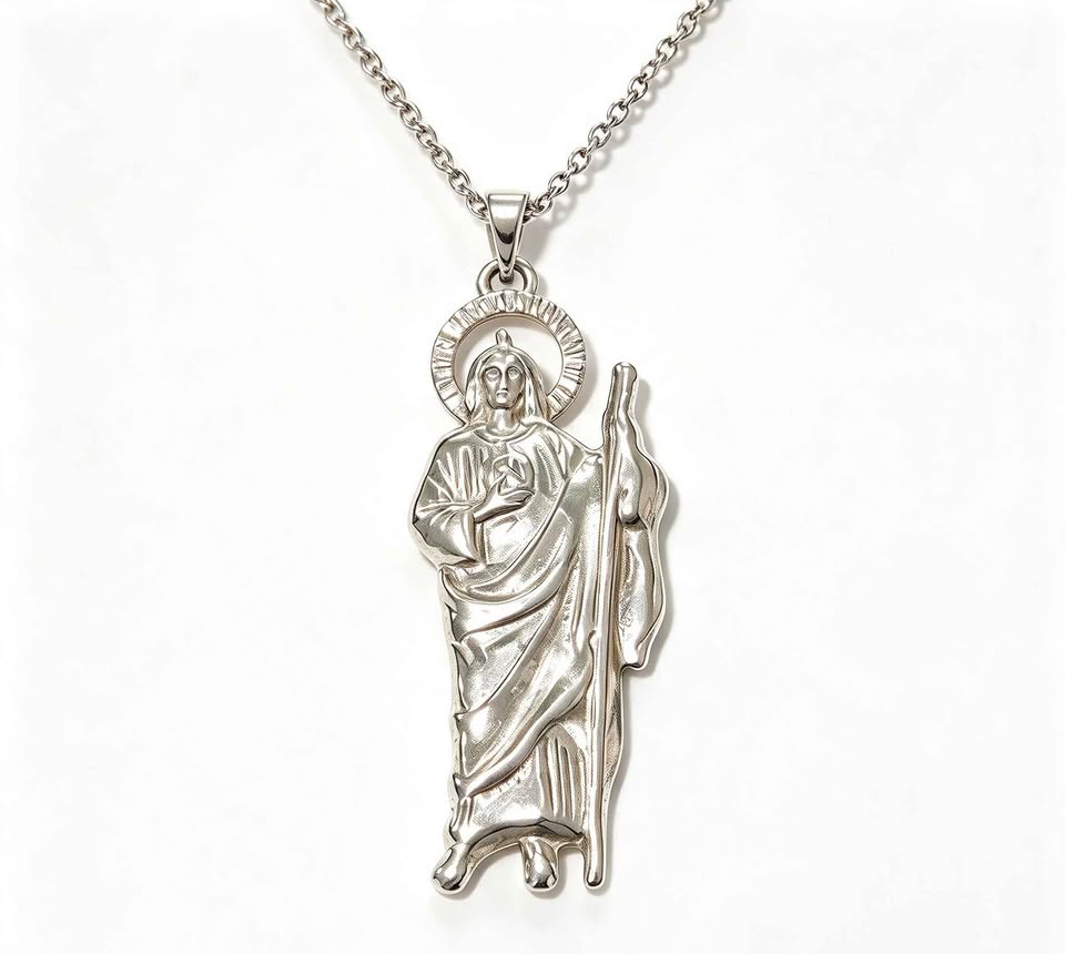 Plata Dije de santo .925 3.1g