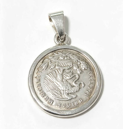 Plata Dije moneda biselada .925 4.9g