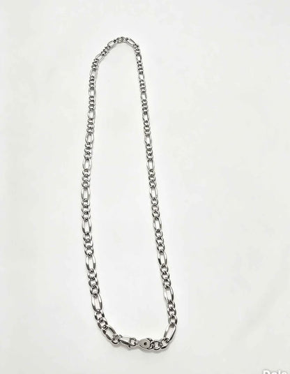 Plata cadena eslab 3x1 .925 22.7g largo 60cm grosor de eslabón 6mm USADA