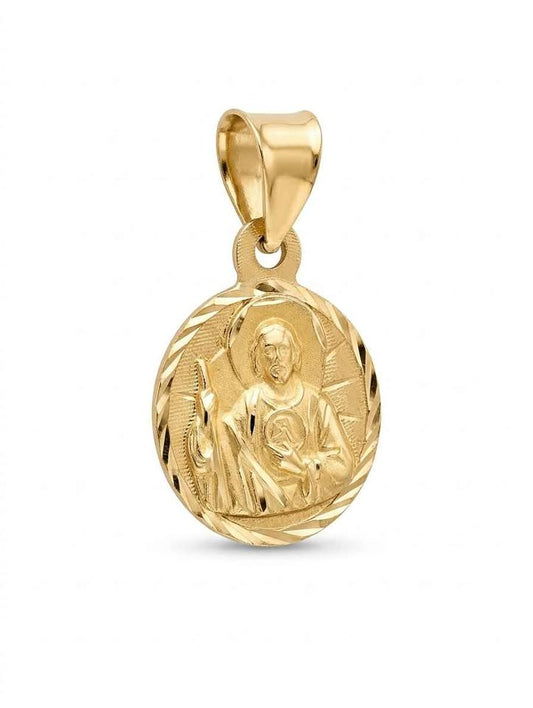 Oro medalla religiosa 10k .5g largo 1.5cm ancho 1cm USADA