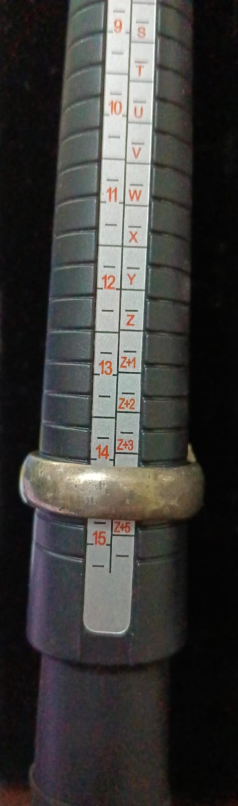 Anillo liso PLATA 925 peso 12.6gr, usado