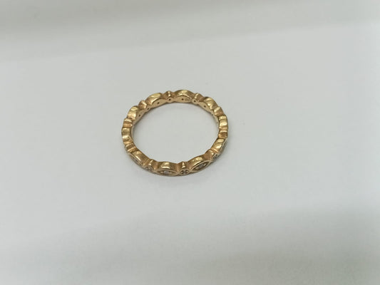 anillo de oro 10k- diseño churumbela