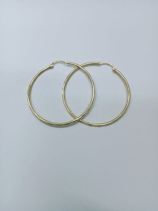 Par de Arracadas Diamantadas en Oro 10k – 2.2 g