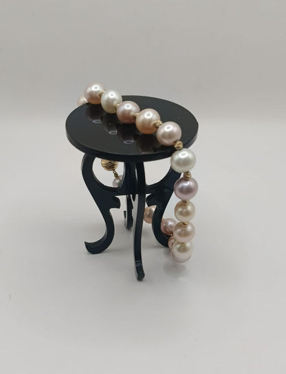 Pulsera de cuentas ORO 8k peso 1gr, usado