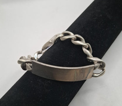 Pulsera esclava 1x1 PLATA 925 peso 68gr, usado