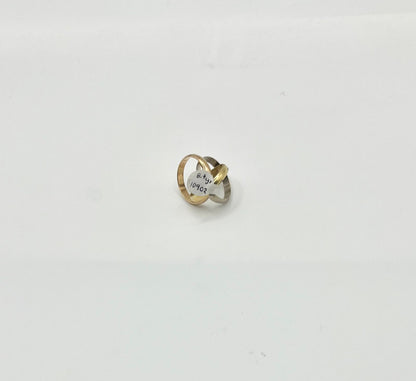 Anillo 4 argollas de oro 18k 8.7 grs #12