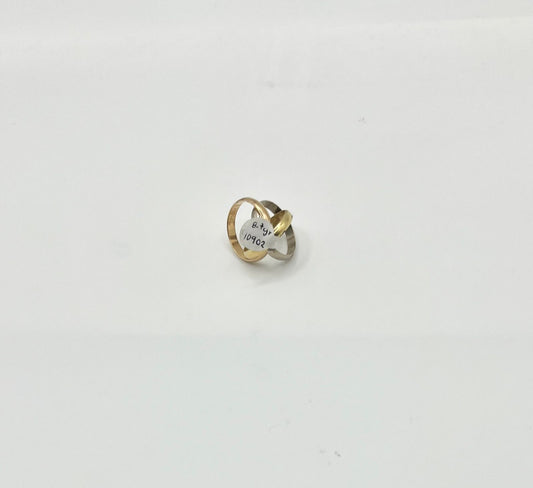 Anillo 4 argollas de oro 18k 8.7 grs #12