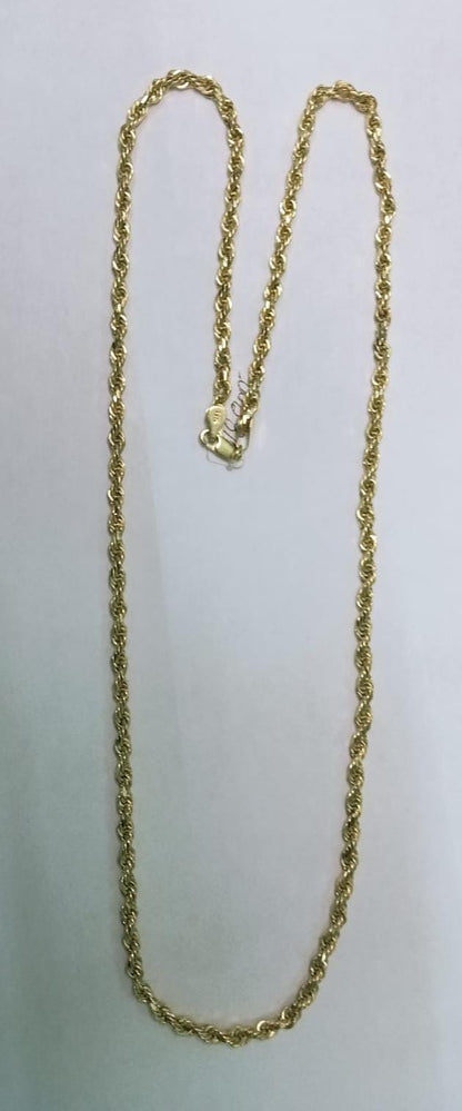 ✨ Cadena Torzal en Oro 14k – Elegancia Clásica con un Brillo Sofisticado ✨