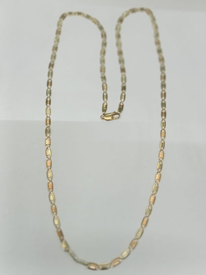 cadena de oro 10k - diseño gucci  mide 33cm