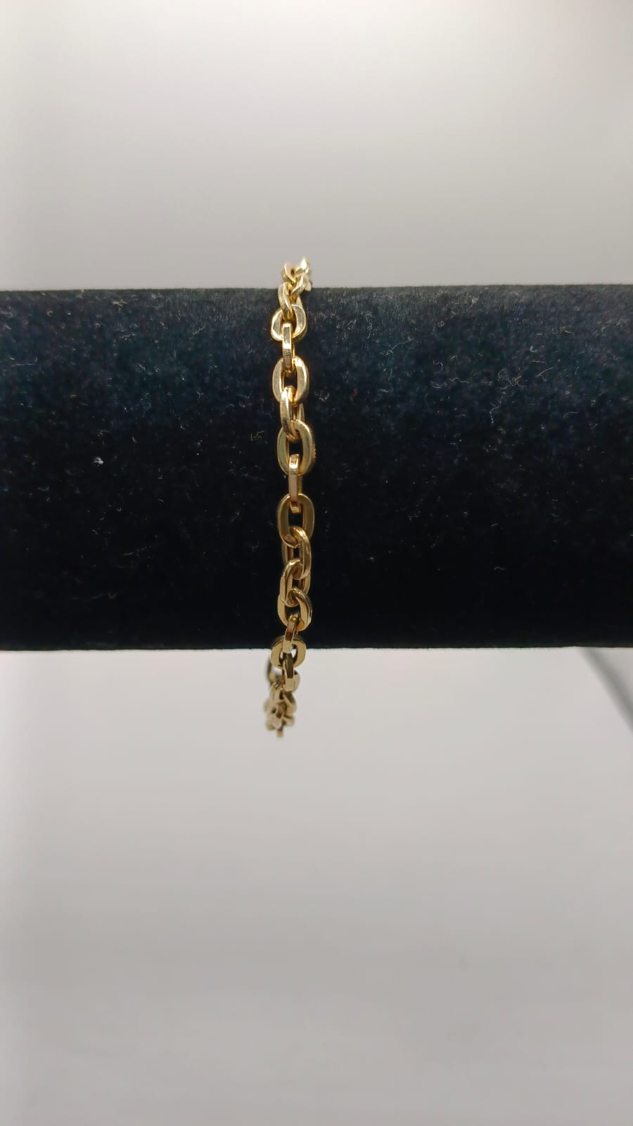 Pulsera de ORO eslabon cadena 10k peso 4.3gr, usado