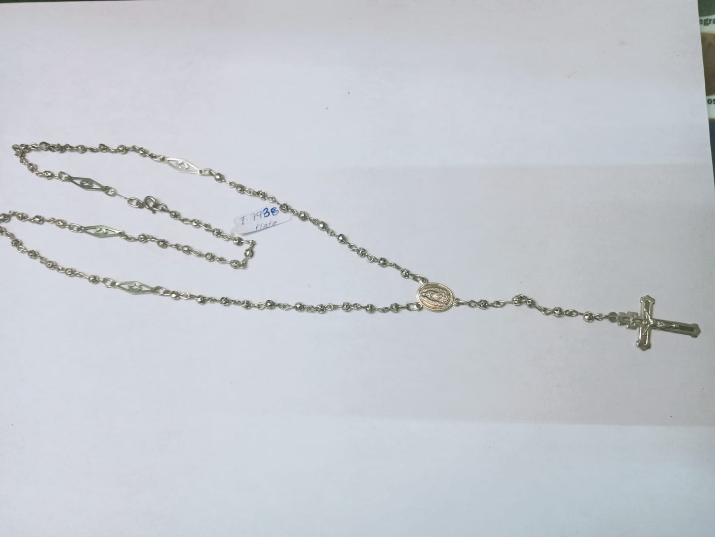 🙏 Rosario de Plata 925 – 38 cm / 10.9 g ✨