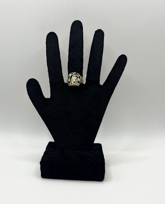 Anillo grueso de oro 10k 7gr # 11.5