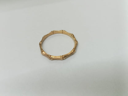 anillo de oro 14k -diseño huesitos