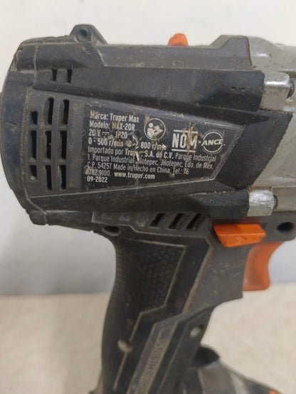 Taladro inalambrico TRUPER max-20 con cargador, usado