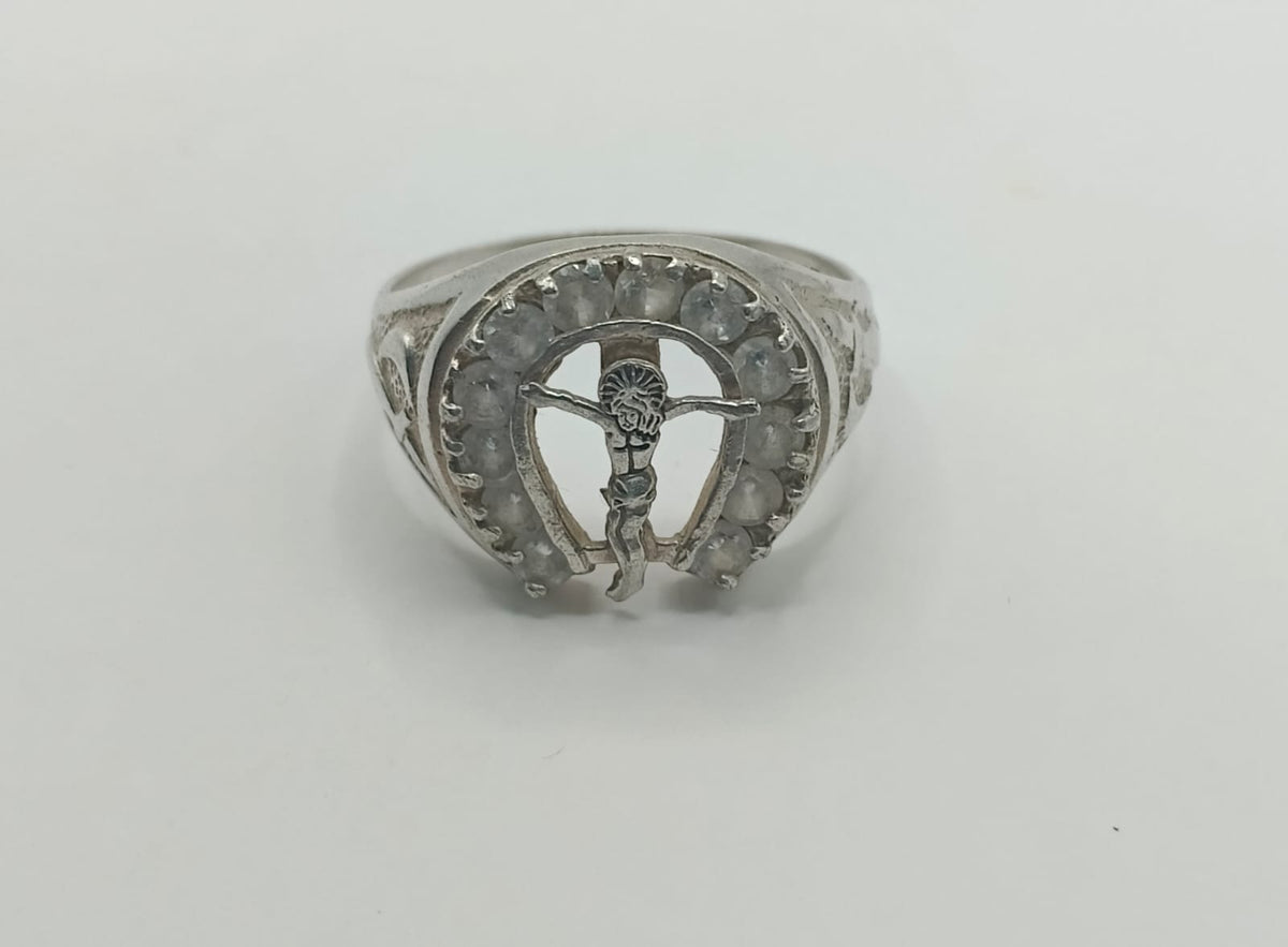 Anillo herradura PLATA 925 peso 5.9gr