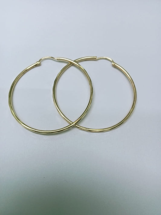 Par de Arracadas Diamantadas en Oro 10k – 2.2 g