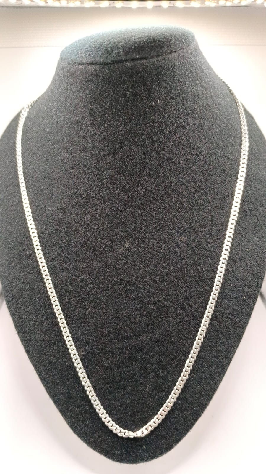 Collar de PLATA 925 eslabon 1x1 peso 15.5gr, nueva