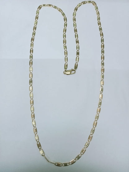 cadena de oro 10k - diseño gucci  mide 33cm