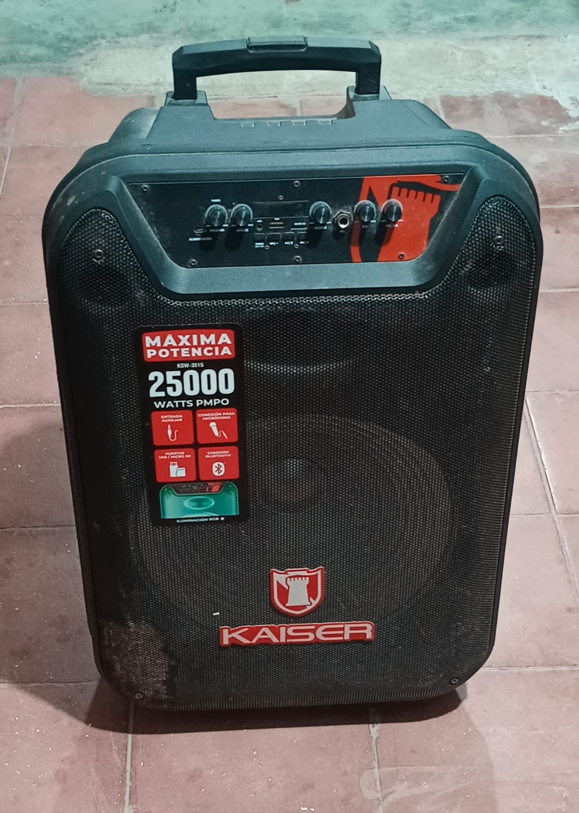 Bocina recargable KAISER ksw-3515
