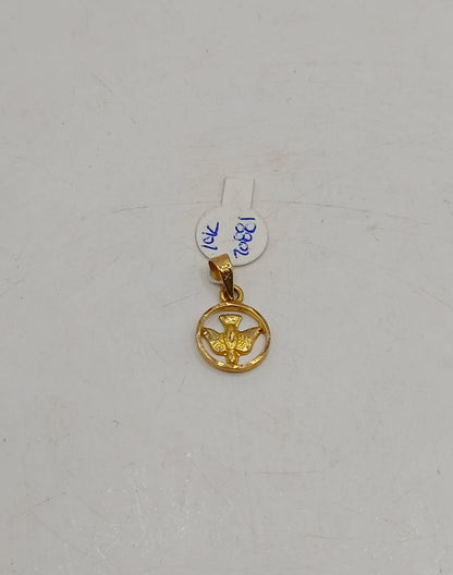 Dije de paloma ORO 10k peso .9gr, usado