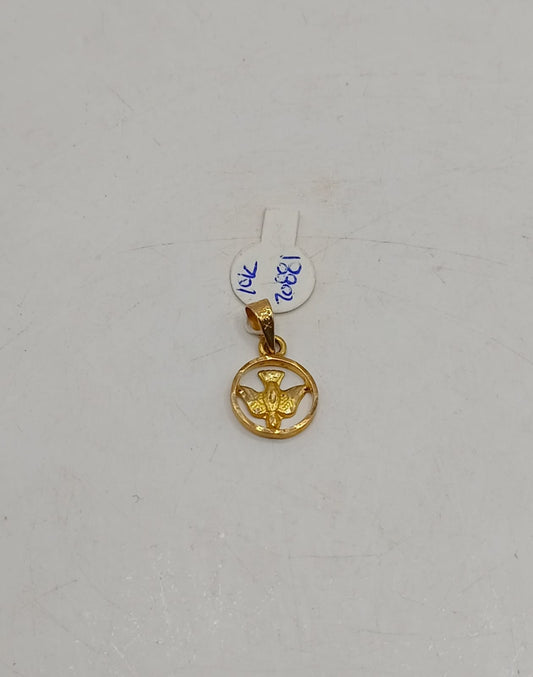 Dije de paloma ORO 10k peso .9gr, usado