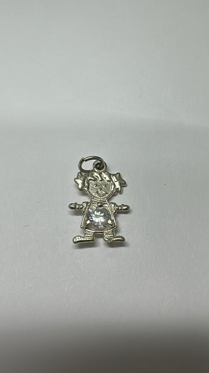 Dije niña plata .925 1.1gr