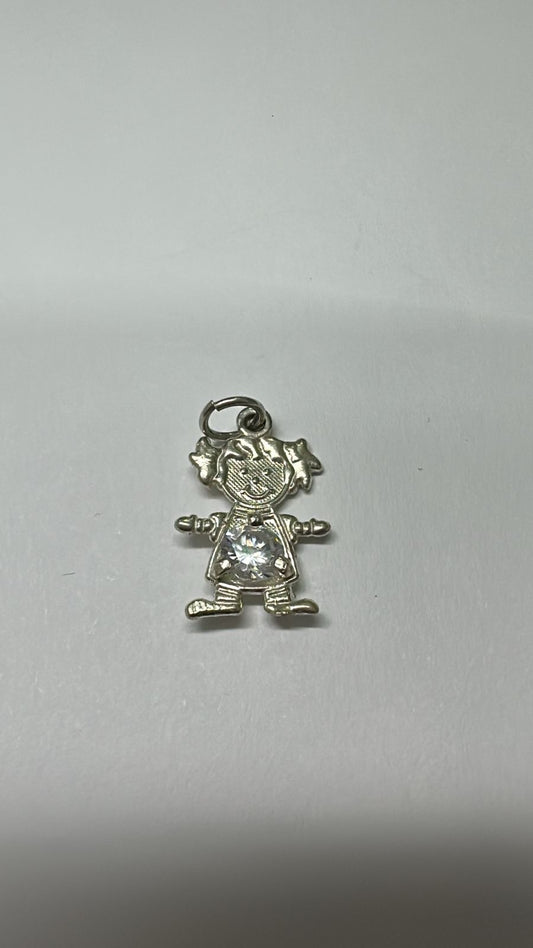 Dije niña plata .925 1.1gr