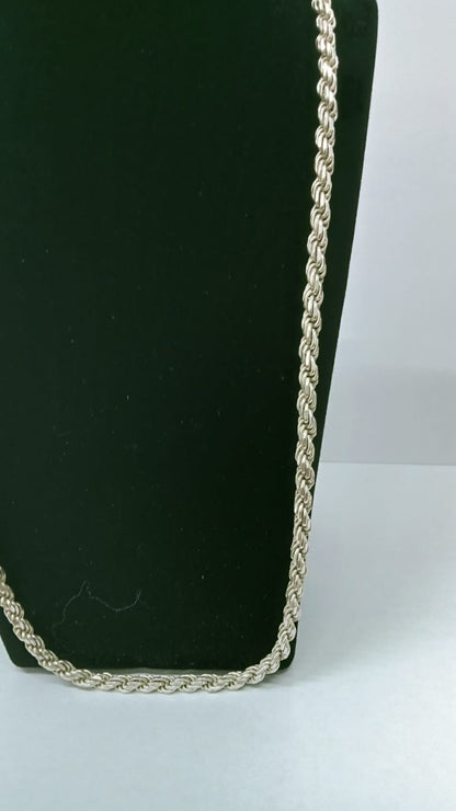 ✨ CADENA DE PLATA DISEÑO TORZAL ✨