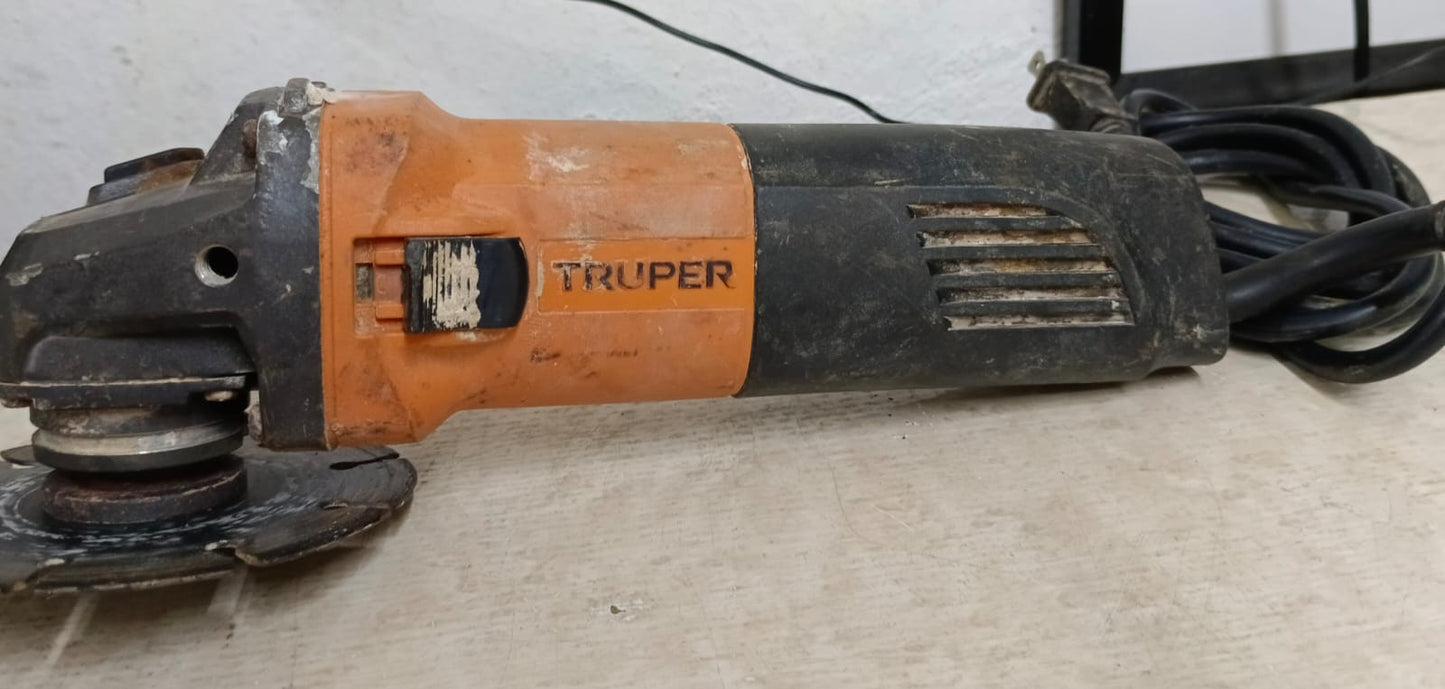 Mini Esmeril TRUPER esma-4.1 con disco, usado