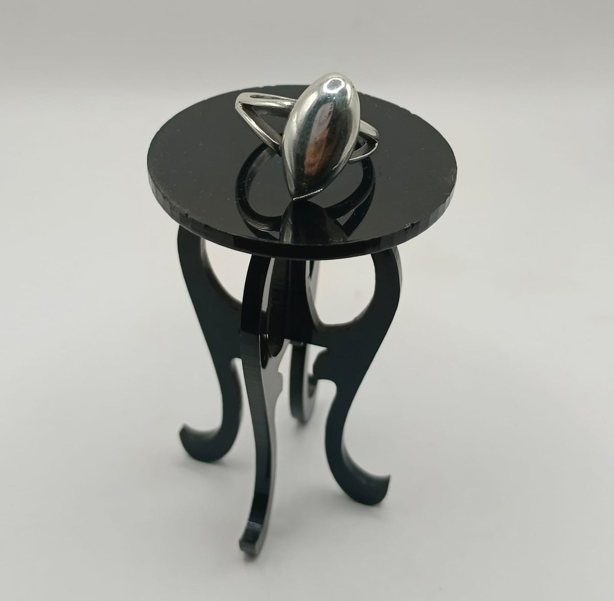 Anillo gota PLATA 925 peso 7.7gr