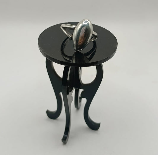 Anillo gota PLATA 925 peso 7.7gr