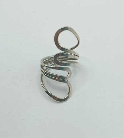 Anillos con curvas PLATA 925 peso 5.5gr