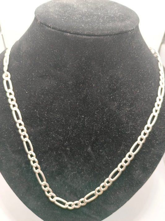 Cadena eslabon 3x1 PLATA 925 peso 28.1gr, usado