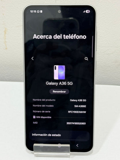 SAMSUNG A36 128 GB 6 RAM