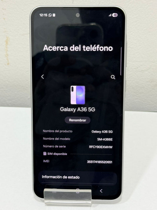 SAMSUNG A36 128 GB 6 RAM