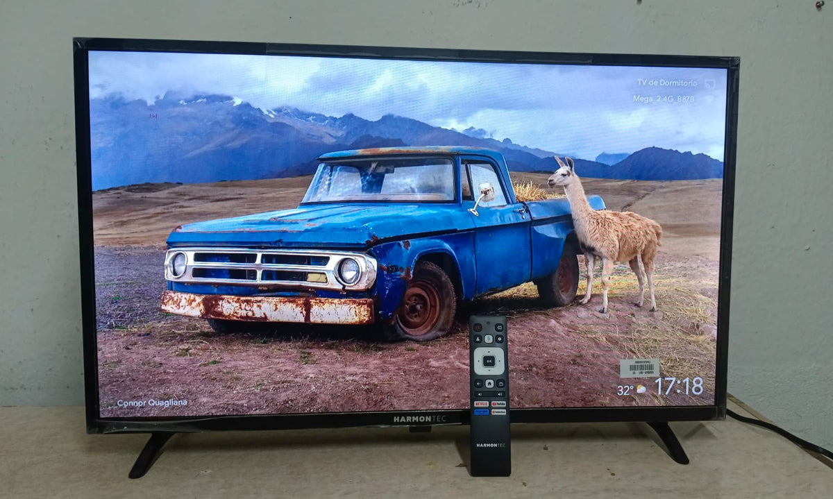Smart tv HARMONTEC  32 pulgadas, usado