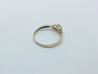 Solitario ORO 10k peso 1.6gr