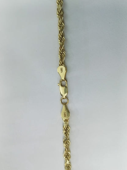 ✨ Cadena Torzal en Oro 14k – Elegancia Clásica con un Brillo Sofisticado ✨