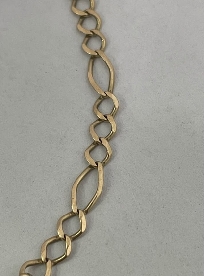 Pulsera de Oro 10k/2.3gr/20 cm largo/3 mm ancho