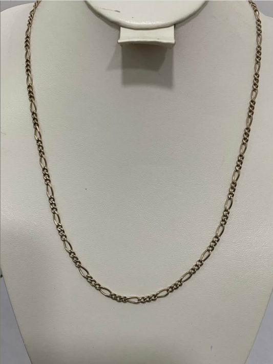 Cadena de oro 8K | 10.9 g | 60 cm largo | 3 mm ancho