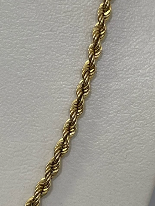 Cadena Torzal De Oro 10k