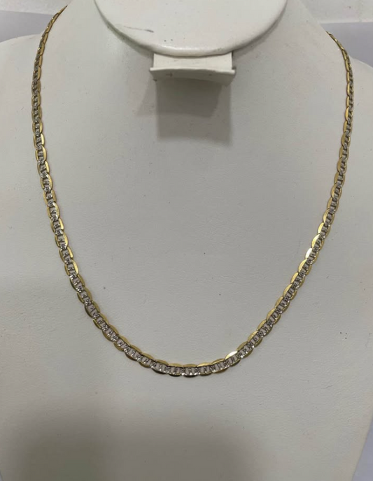 Cadena de Oro 10K – 9.4 g • 46 cm largo • 4 mm ancho