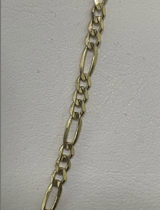 Cadena de Oro 10K – 6.3 g • 45 cm largo • 33 mm ancho