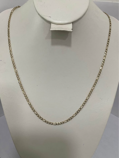 Cadena de Oro 10K – 6.8 g • 58 cm largo • 3 mm ancho
