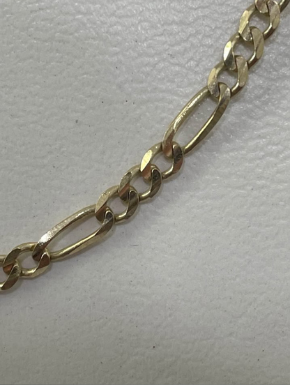 Cadena de Oro 10K – 6.8 g • 50 cm largo • 3 mm ancho