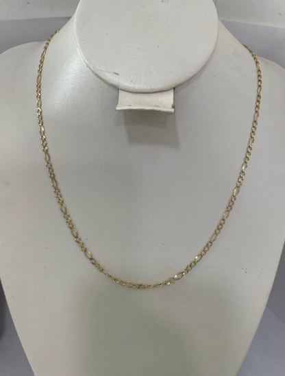 Cadena de Oro 10K – 3.4 g • 44 cm largo • 2 mm ancho