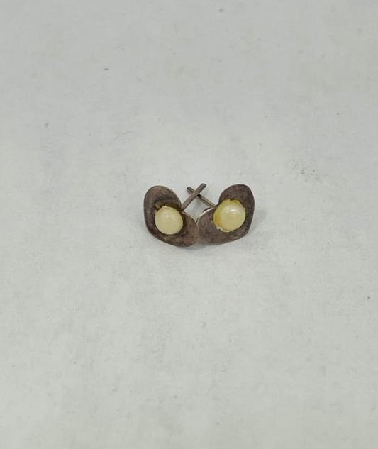 Aretes Corazón Blanco de Plata .925 – 0.7 g