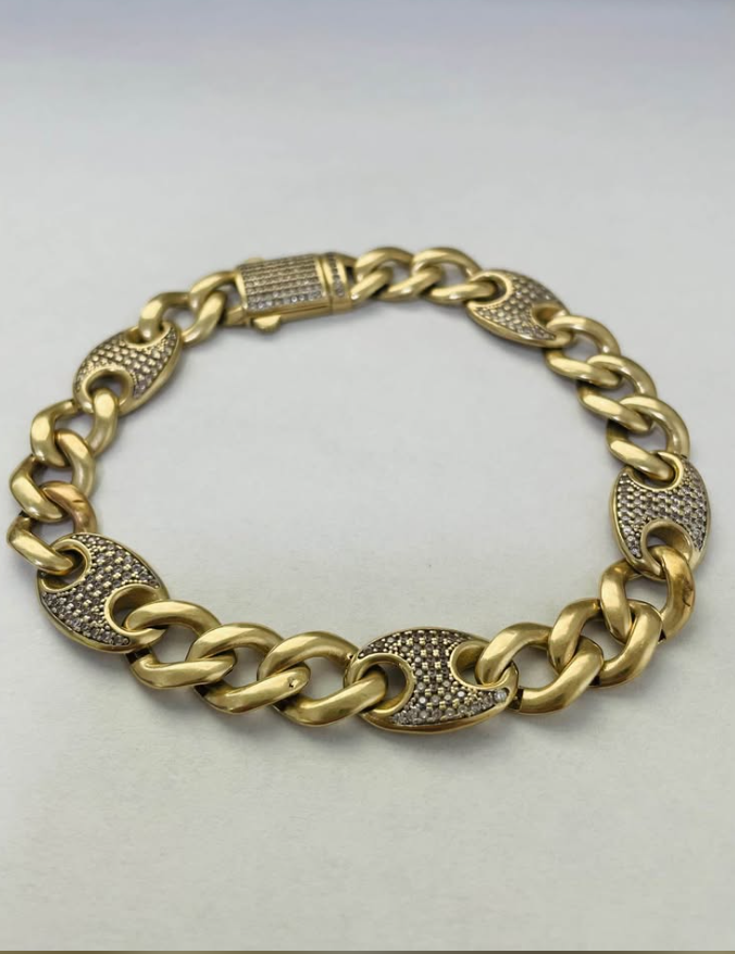 Pulsera de Oro 8K 16.9gr / 23CM