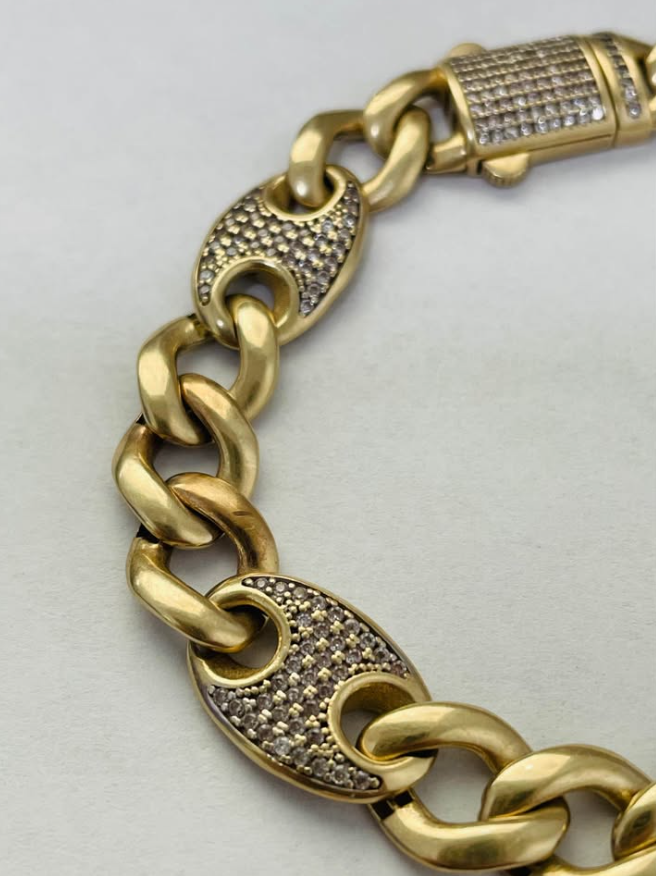 Pulsera de Oro 8K 16.9gr / 23CM